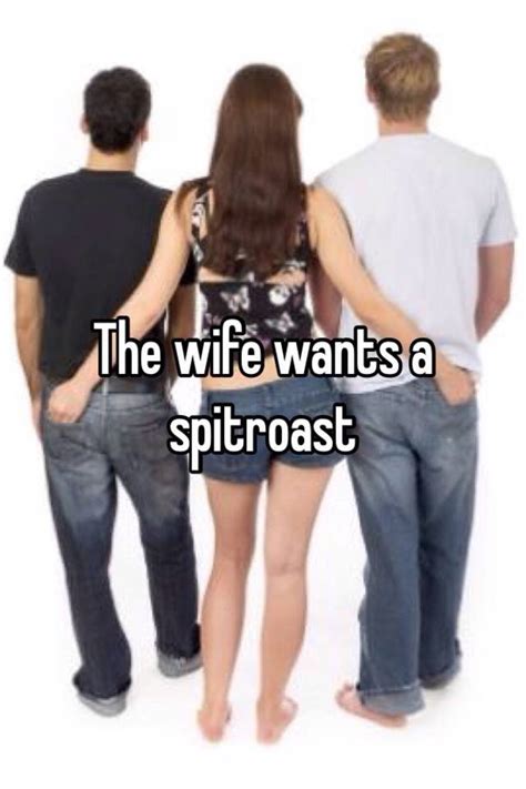 Hot wife spitroasted